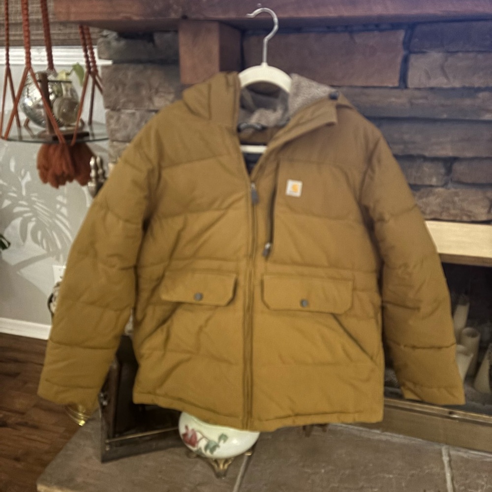 Carhartt Brown Puffer Jacket